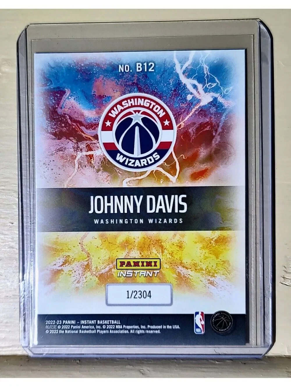 Johnny Davis 2022-23 Panini NBA Breakaway #12 Rookie Basketball Card 1/2304